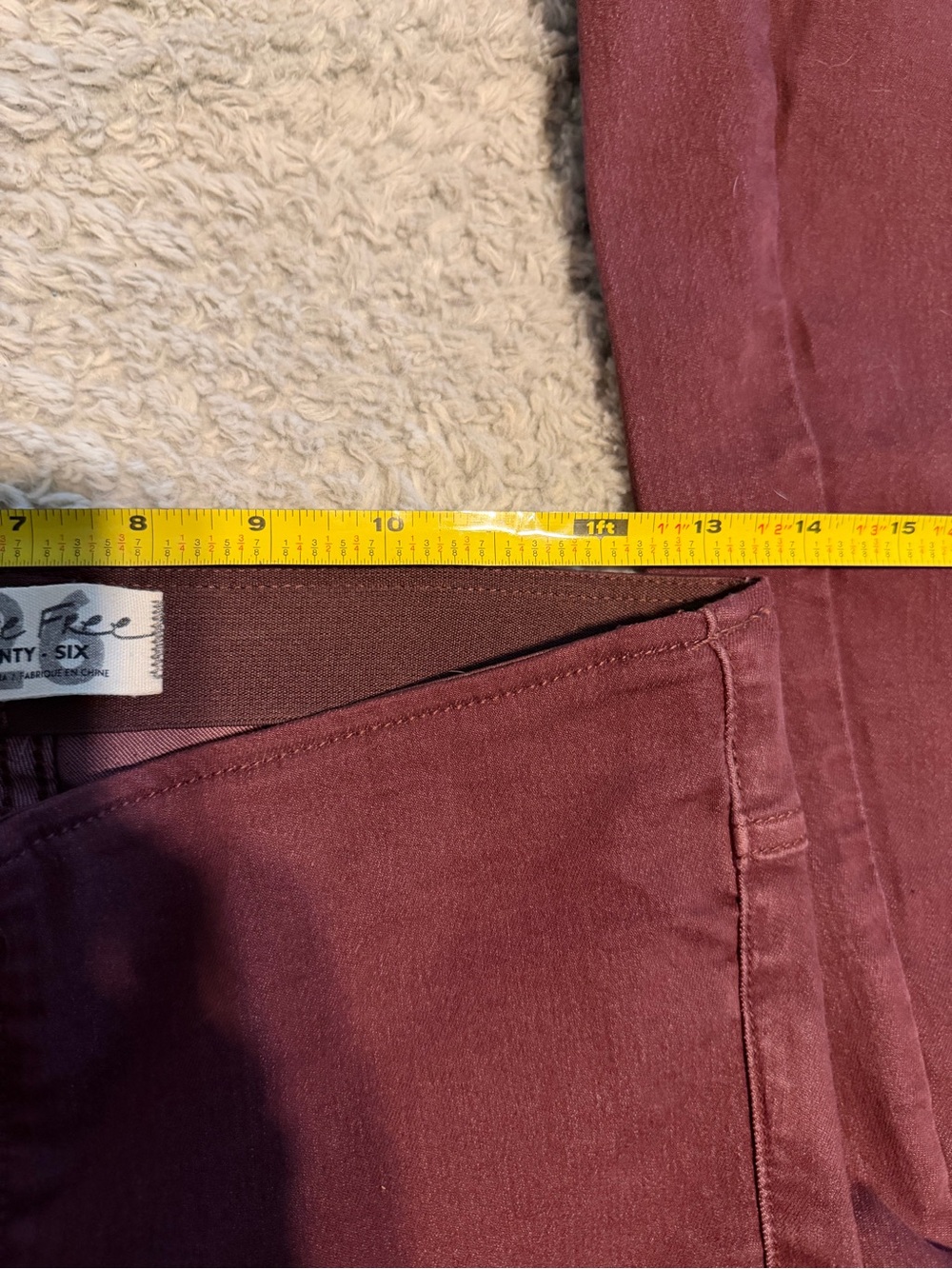 NWOT Free People penny pull on Jeans - Picture 5 of 9